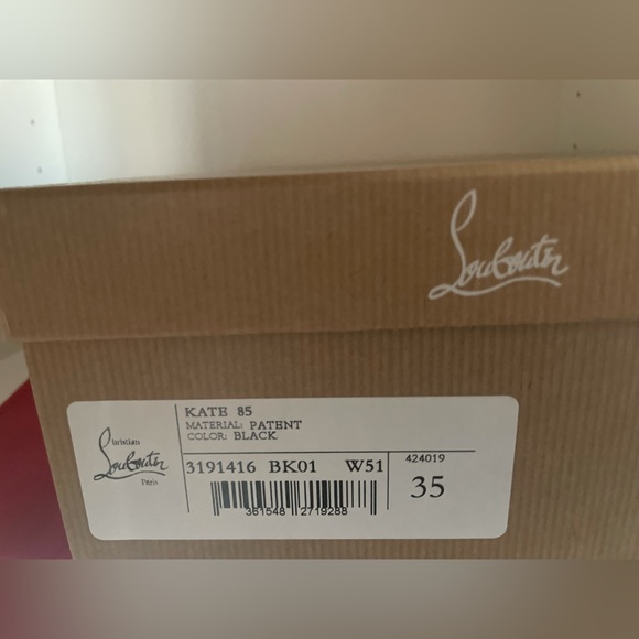 Christian Louboutin - Pair of BRAND NEW NEVER WORN Black Kate Heels - Picture 6 of 9